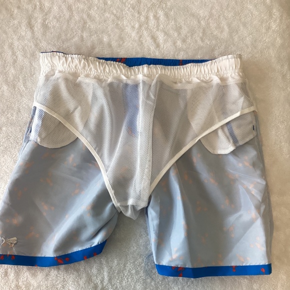 Lobster print mens swim trunks by Southern Lure NWT - Picture 9 of 11